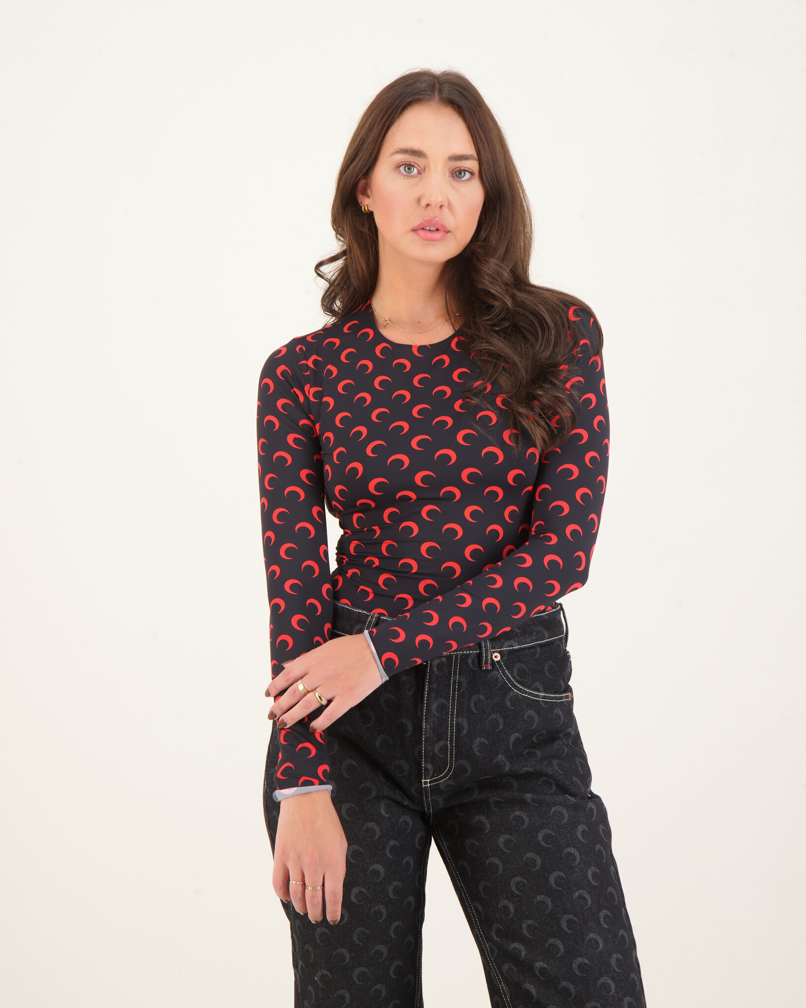 MARINE SEREE moon second skin 赤／黒 M MARINE SEREE moon second