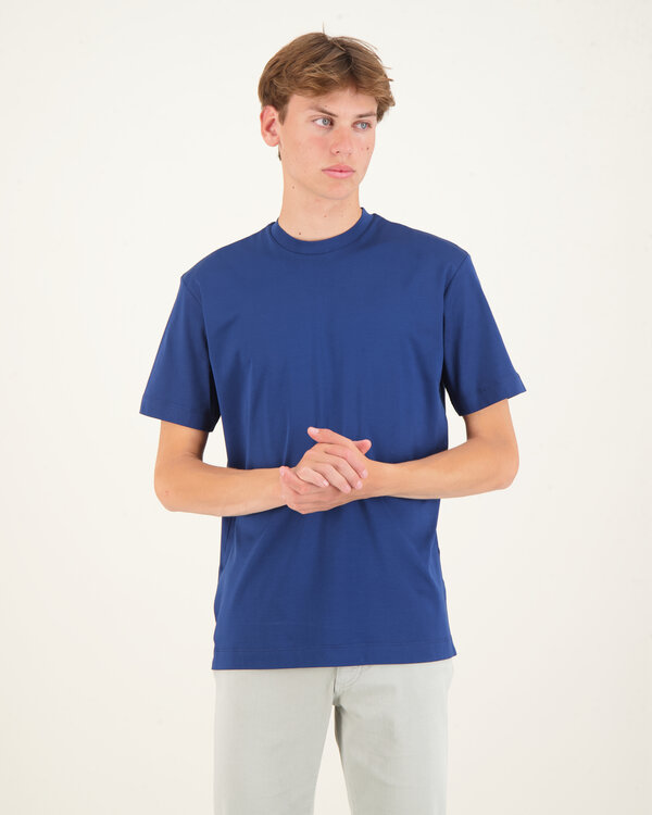 Interlock Supima T-Shirt Blue