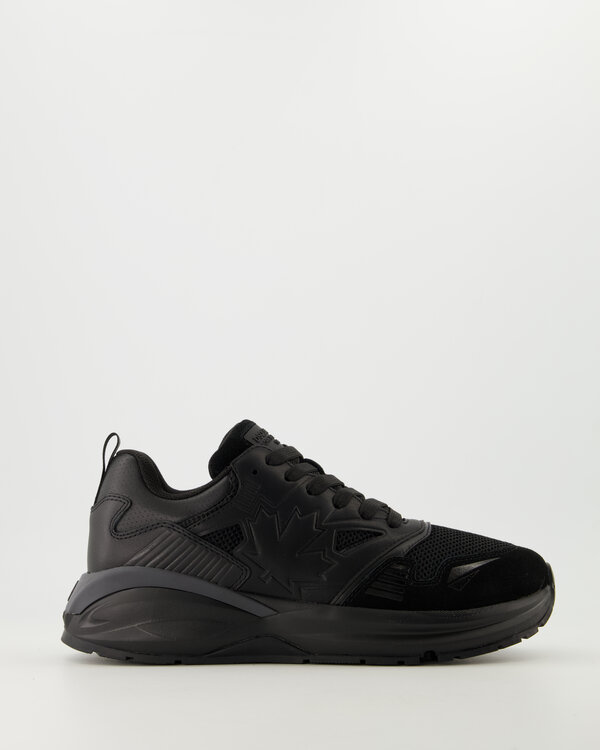 Dash Lace-Up Low Top Sneakers Zwart