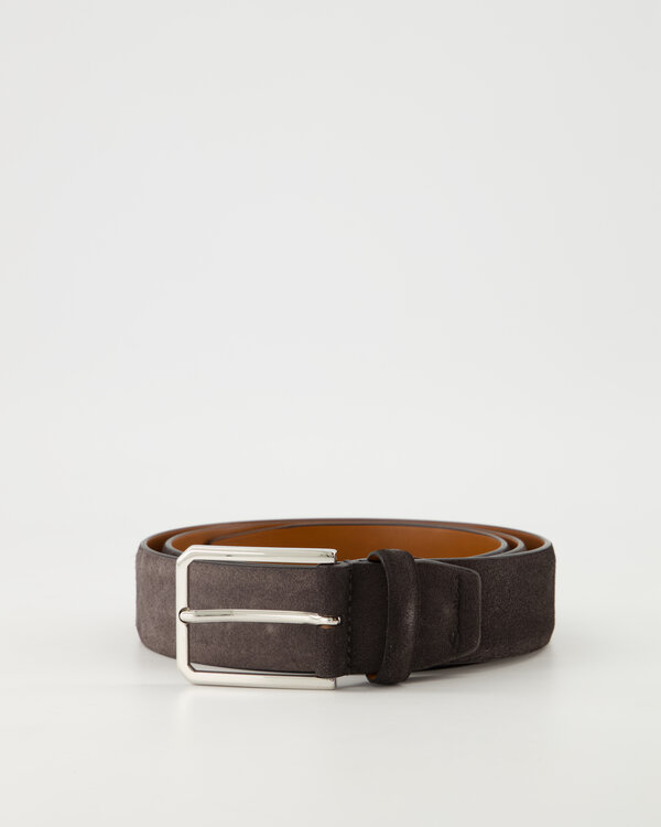 Suede Riem Grau