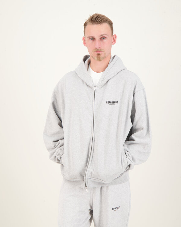 Owners Club Hoodie Zip up Grijs