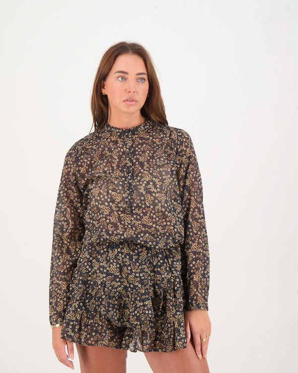 Maria Blouse Long Sleeve Schwarz