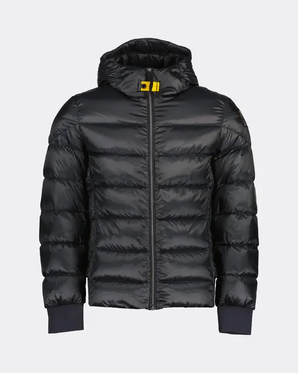 Pharrell Hooded Down Bomber Schwarz