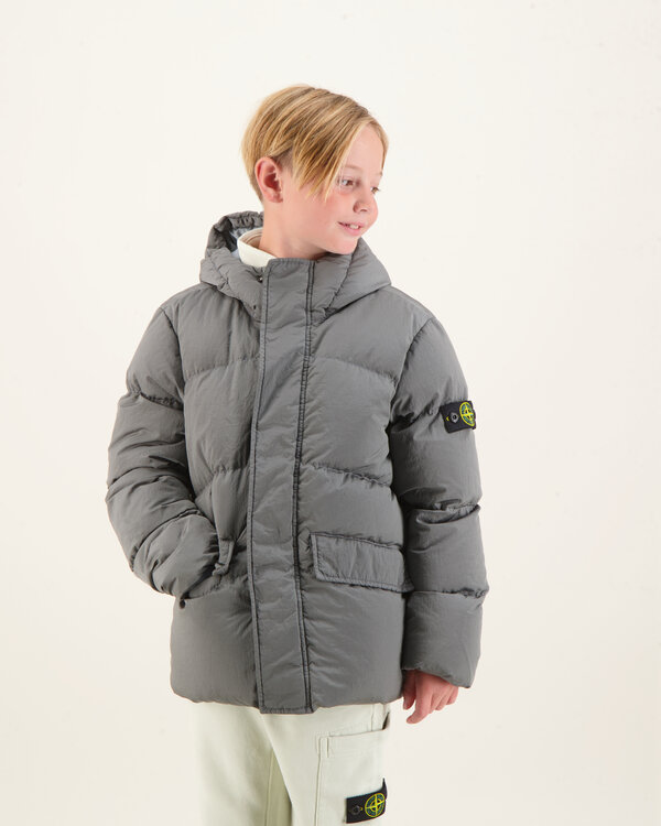 40819 Real Down Jacket Donker Grijs