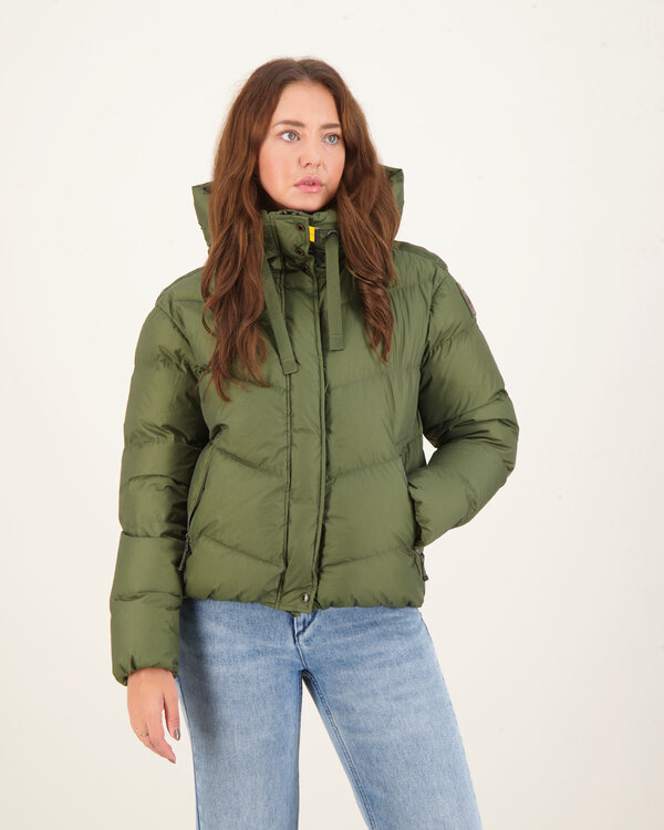 Verna Hooded Down Jacket Groen