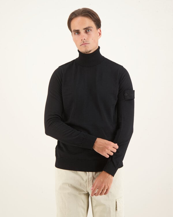 565FC Knitwear Ghost Turtleneck Zwart