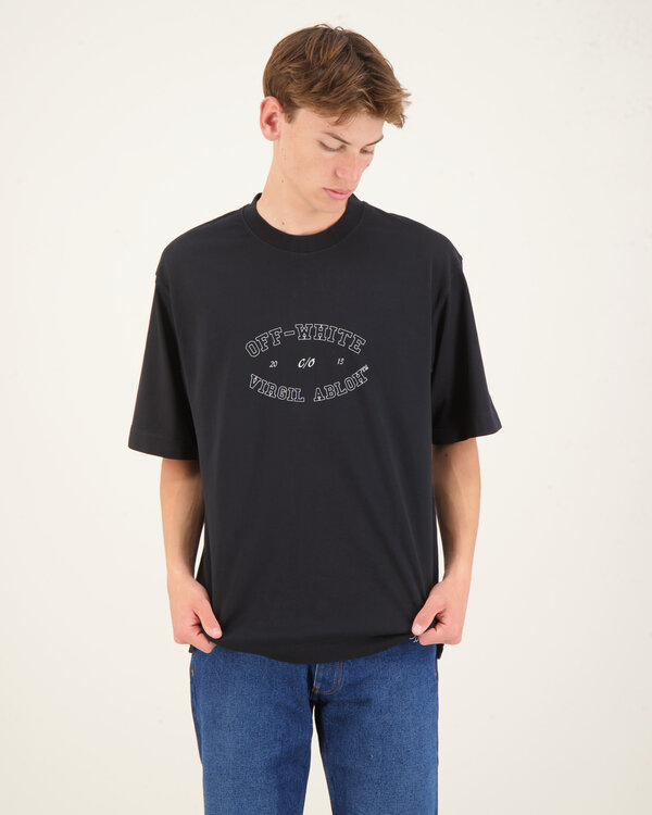 College Skate T-shirt Zwart