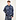Camo Jacquard bomberjack Blue