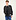College Satin Souvenir Jacket Black