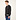 College Satin Souvenir Jacket Black