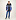 Camo NYL Rip Down Puffer Blauw