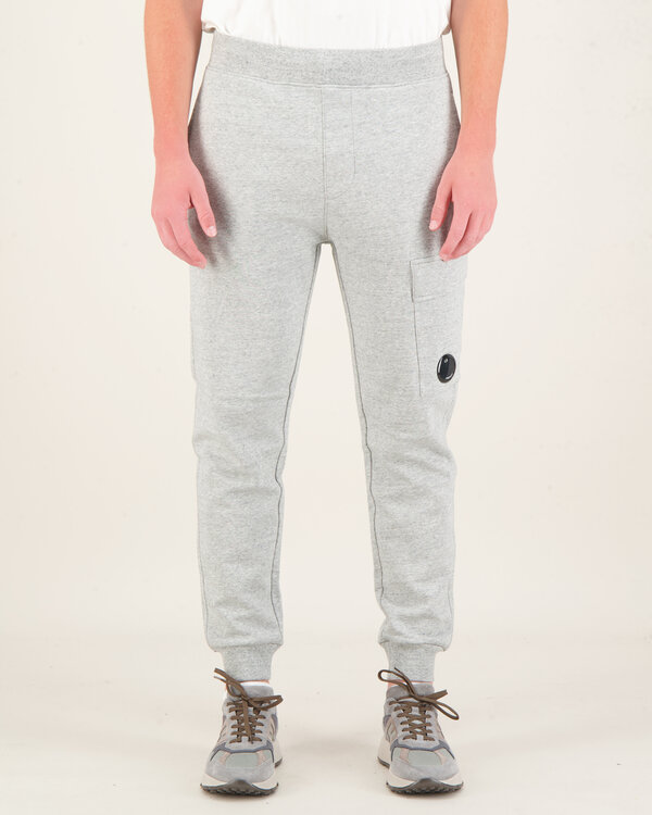 Diagonal Raised Fleece Cargo Sweatpants Grijs