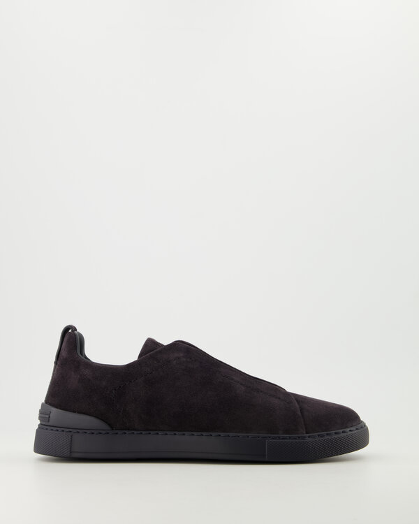 Sneaker Low Top Triple Stitch D.Blauw