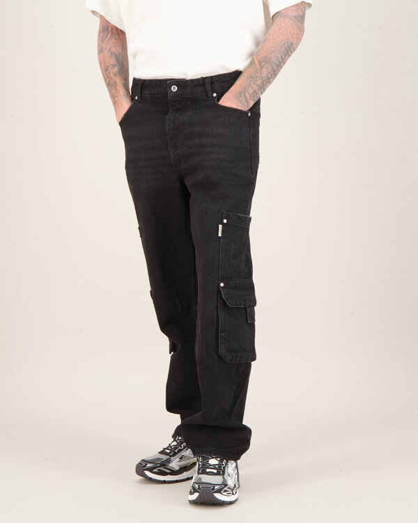 R3 Workshop Denim Jeans Zwart
