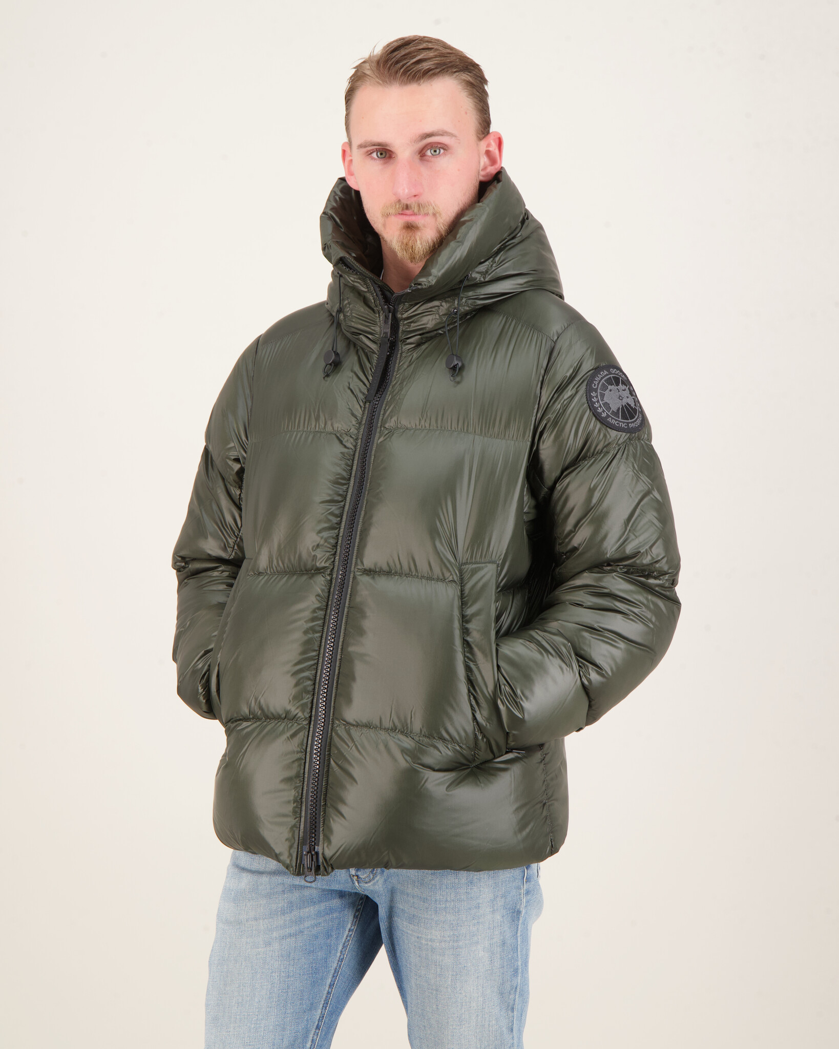 Green canada goose puffer Clearance