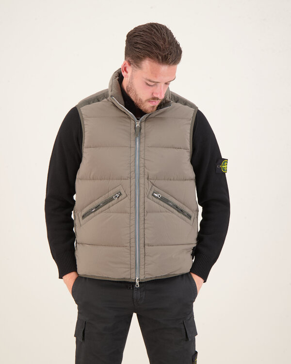G0828 Sleeveless Realdown Jacket Walnut