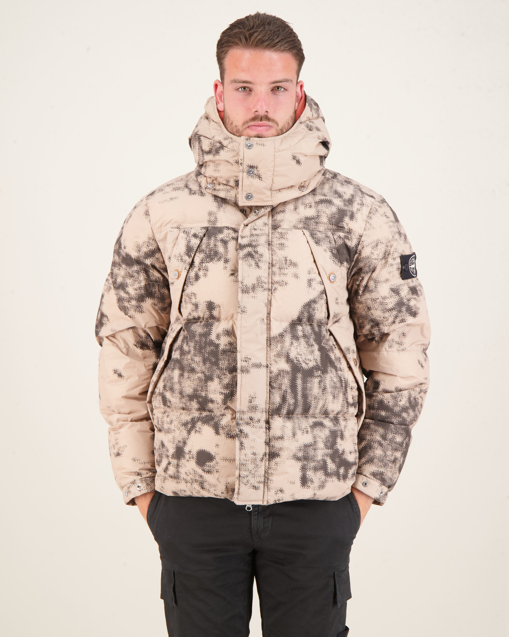 Down camouflage jacket hotsell