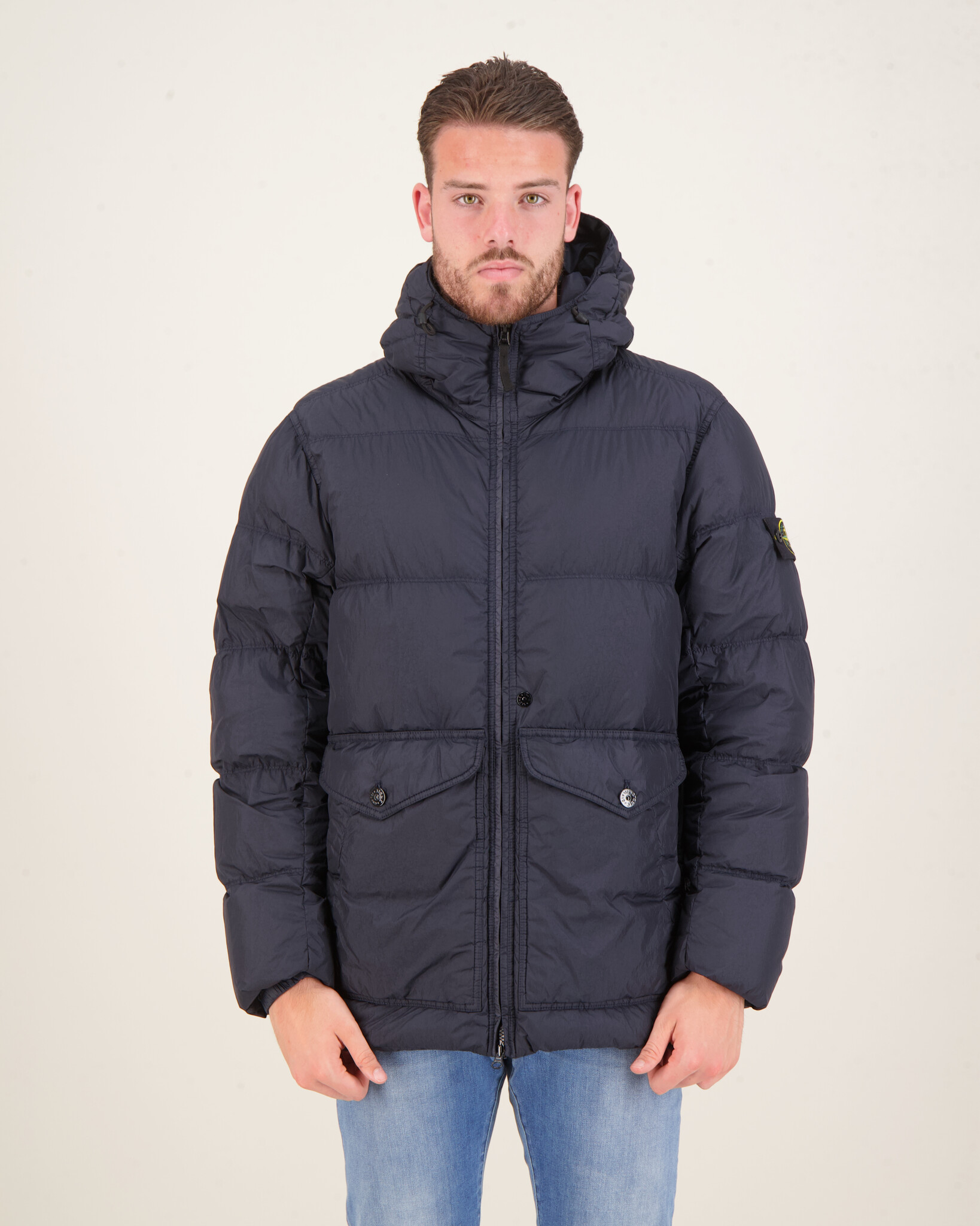 Stone Island Garment Dyed Crinkle Reps R-NY Down Navy - Beachim Stone Island Garment Dyed Crinkle Reps R-NY Down Navy - Beachim