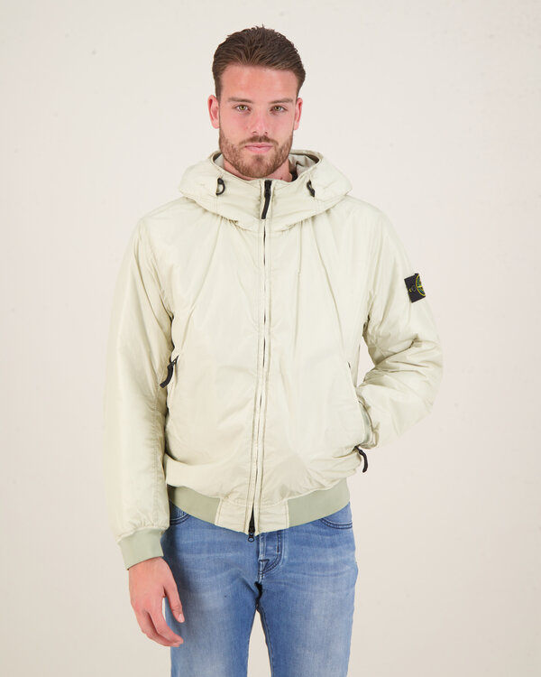 40823 Dyed Crinkle Reps R-NY With Primaloft TC Jacket Plaster