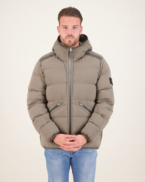 43128 Seamless Tunnel Nylon Down-TC Jacket Walnut
