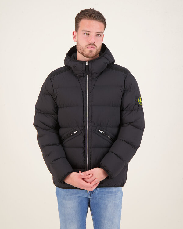 43128 Seamless Tunnel Nylon Down-TC  Jacket Black