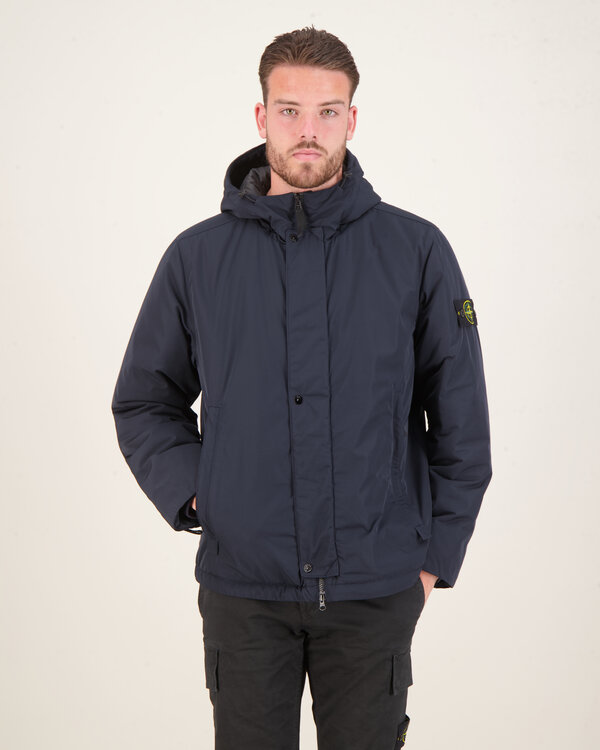 43426 Micro Twill Down Jacket Navy