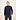 Zipper Sweater Extra Fine Marino Marine