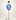 Zipper Sweater Extra Fine Marino Blau