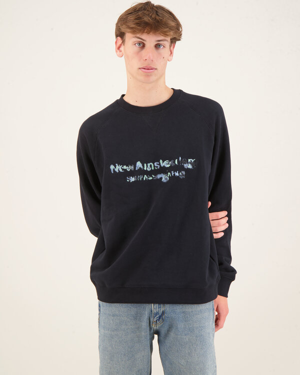 Aquarelle Logo Sweater Zwart