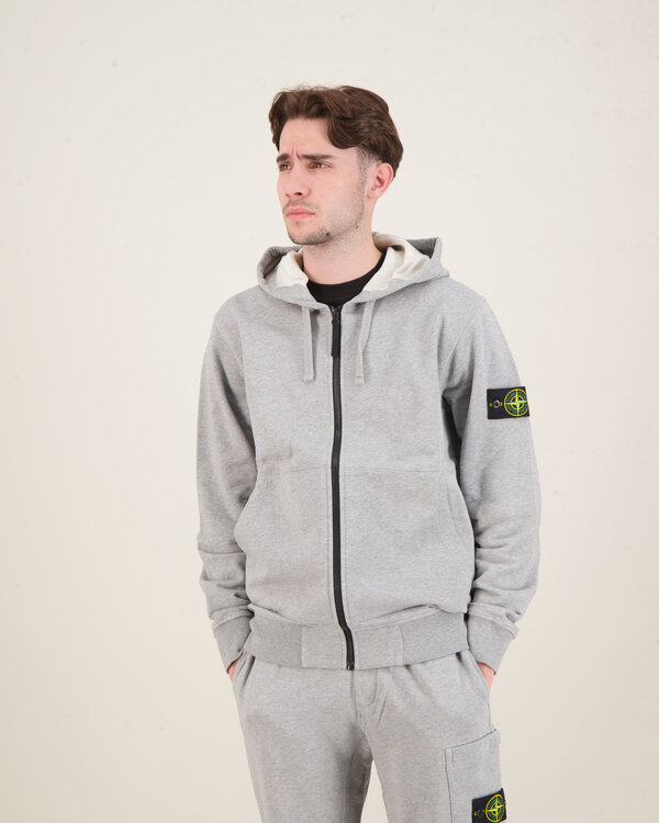 64251 Felpa Vest Melange Grey