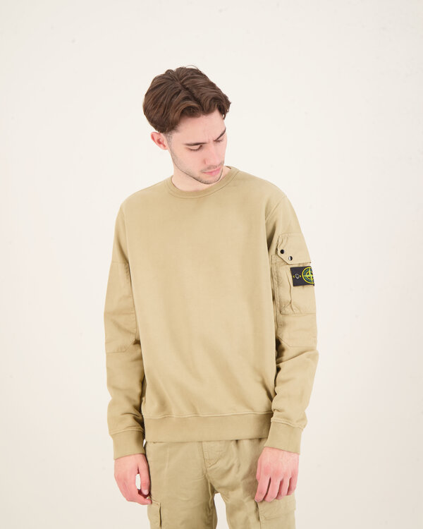 63920 Felpa Sweater Crewneck Biscuit