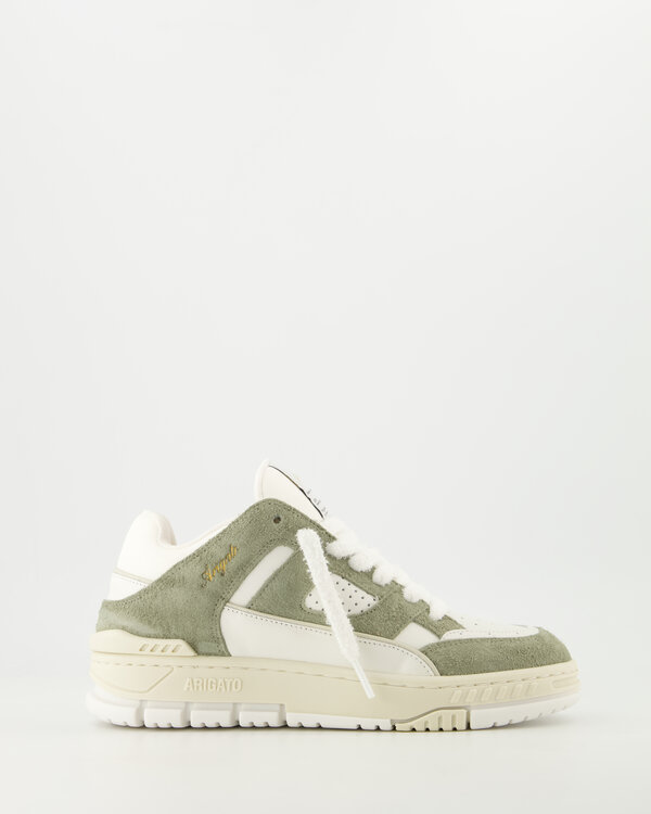 Area Lo Fluffy Sneaker Offwhite - Light Green