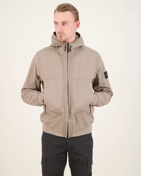 Q0322 Soft Shell-R E.Dye Technology Jacket Walnut