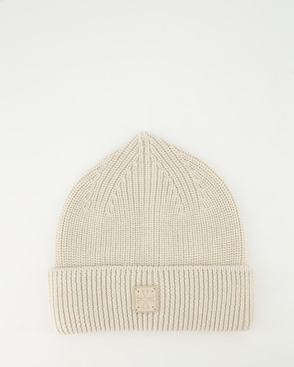 Ribbed Wool Hat Offwhite