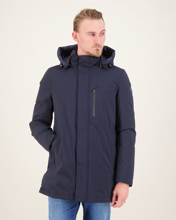 Mountain Stretch Down Parka Jacket Blauw