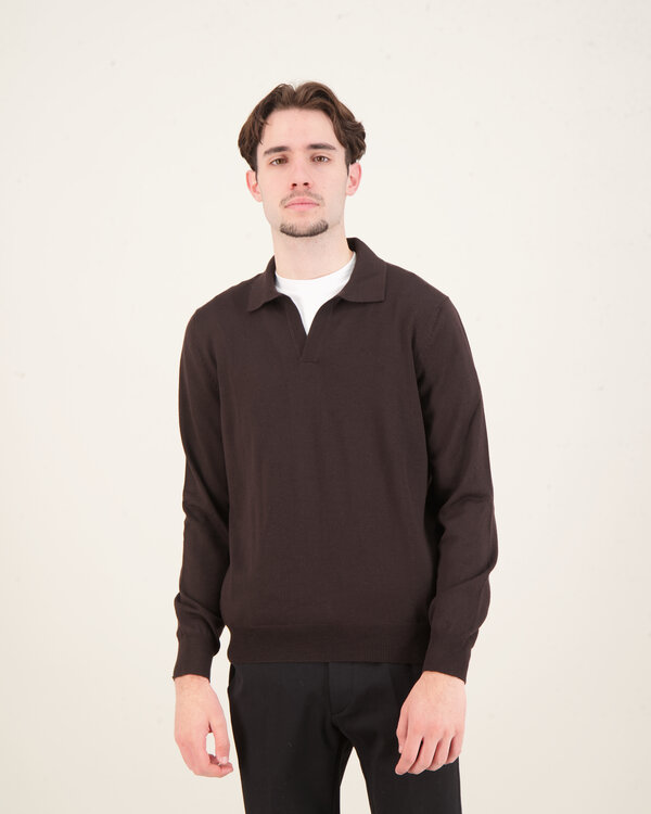 Tennis Polo Long Sleeve Bruin