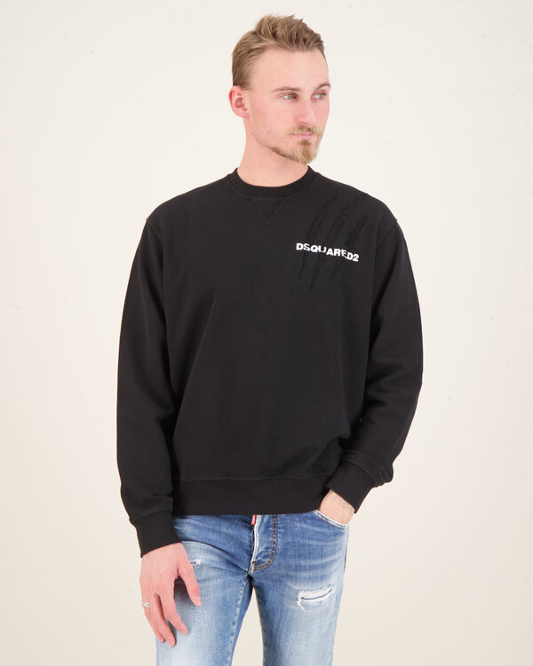 Logo Crewneck Sweater Zwart