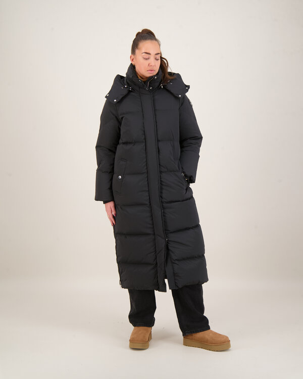 Aurora Long Parka Zwart