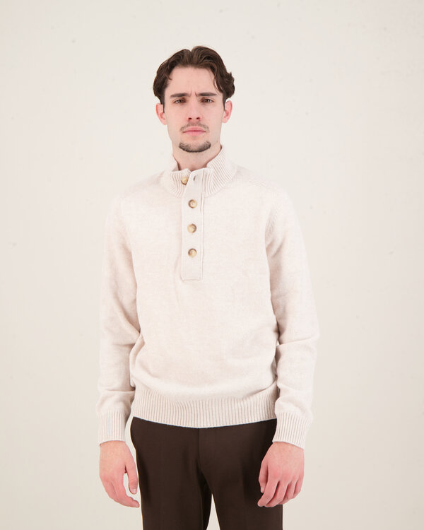 Knitwear Button Up Offwhite