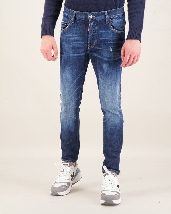 Skater Pants 5 Pockets Jeans Blauw