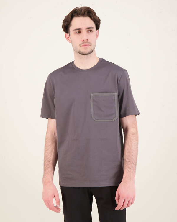 Taschino Velluto T-Shirt Grau