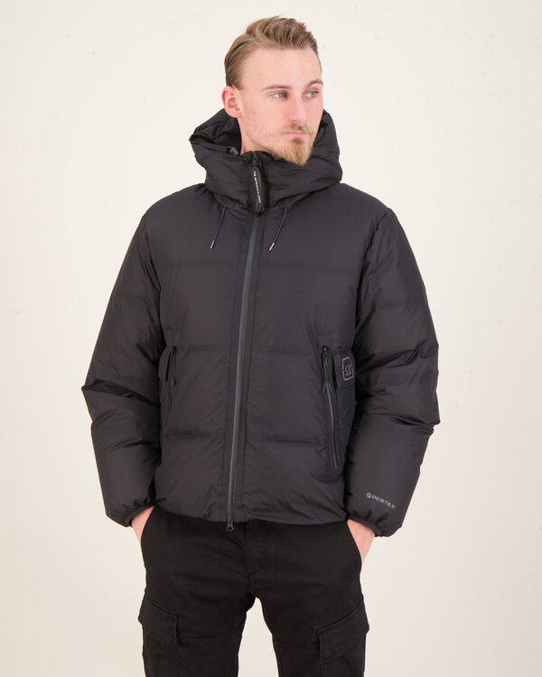 The Metropolis Series Pertex® Hooded Down Jacket Zwart