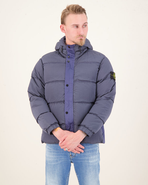 41419 Nylon Metal Econyl Jacket M.Blauw