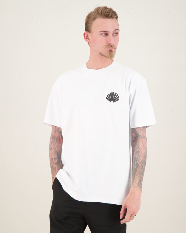 Logo T-Shirt Weiss Schwarz