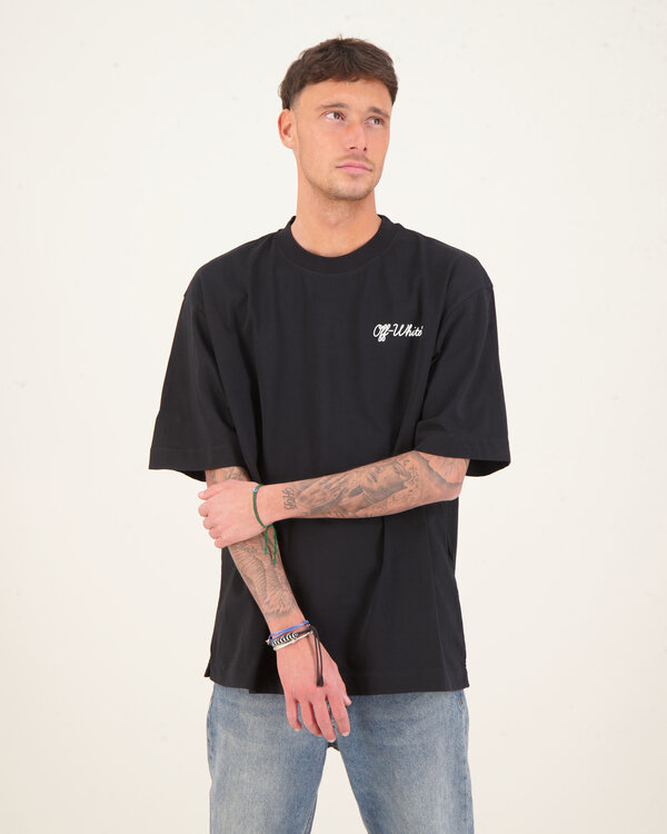 Script Skate T-Shirt Schwarz