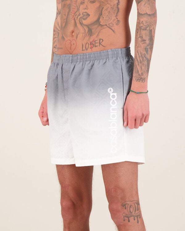 Printed Swimshort Grijs