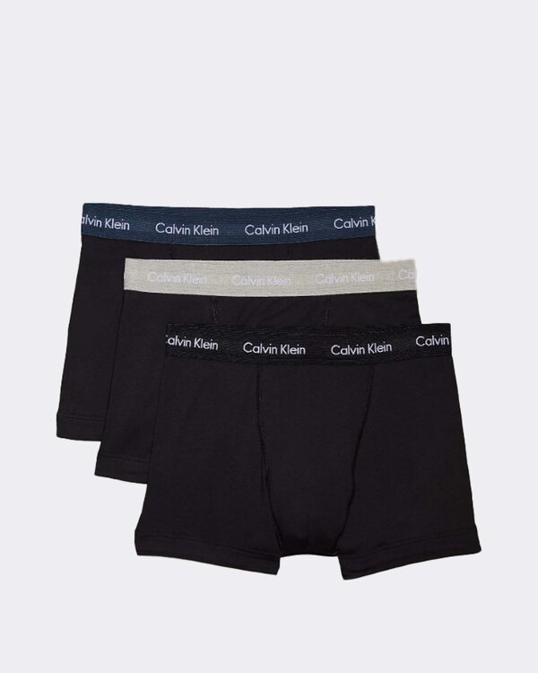3-Pack Trunks Boxershort Grijs-Marine-Zwart