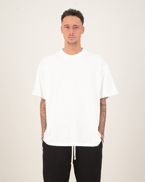 Initial Oversized T-Shirt Wit