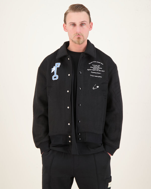 Varsity Jacket Schwarz