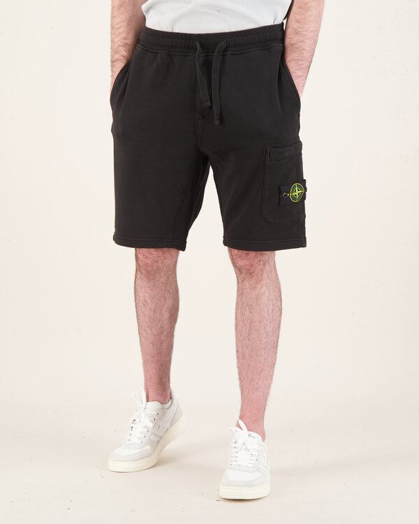 6200012 Fleece Jogging short Zwart